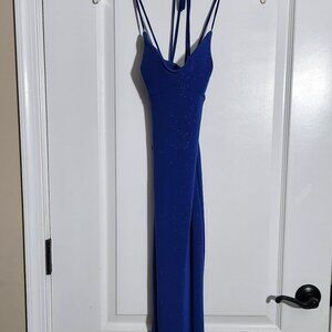 Windsor Kyleigh Glitter Lace-Up Back Mermaid Dress Size XS
